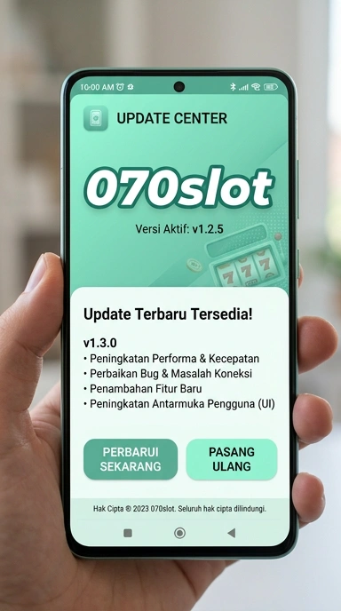 Tampilan riwayat versi 070slot