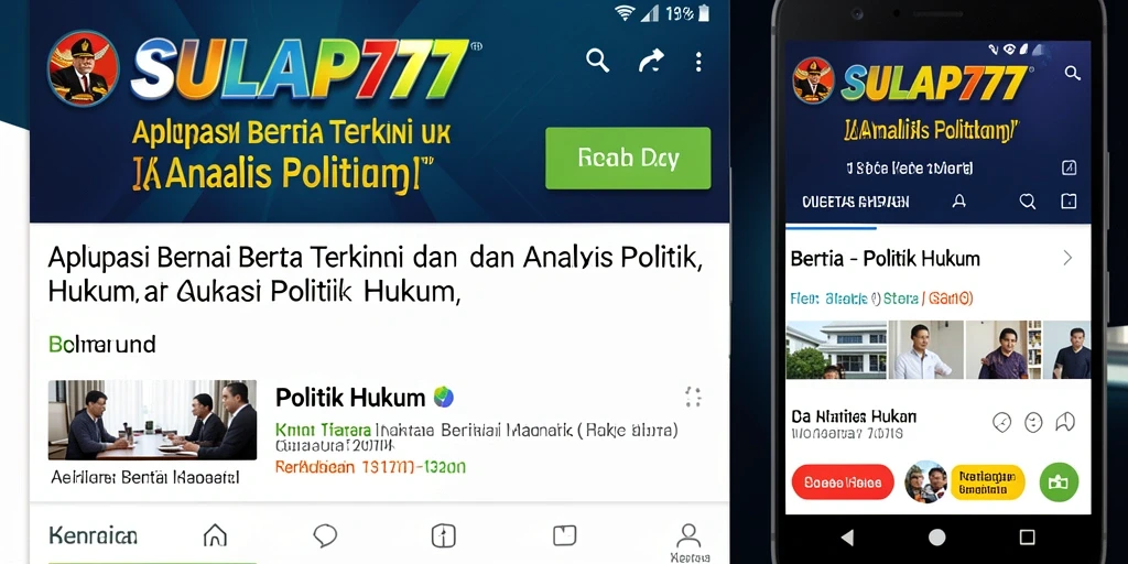 Antarmuka SULAP777 dengan berita dan analisis Politik Hukum.